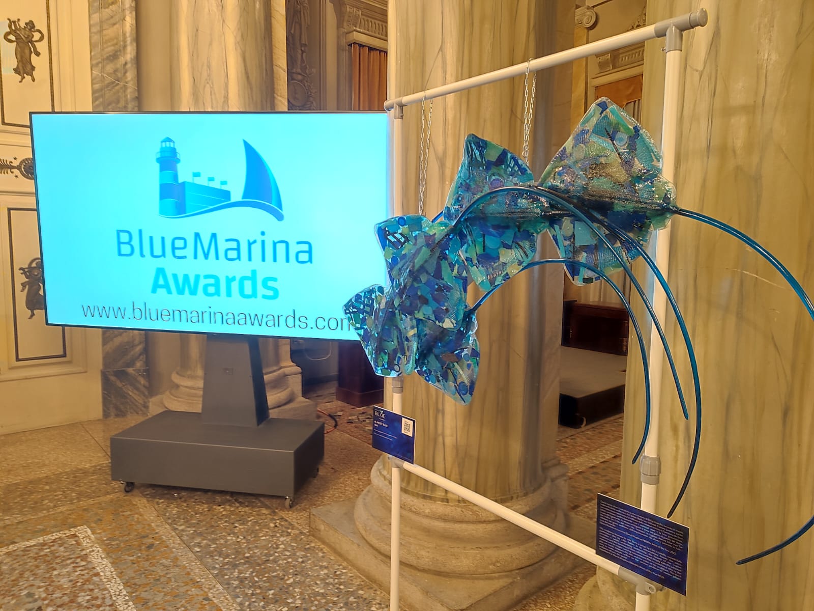 Opere Raul Orvieto, esposizione Blue Marina Awards